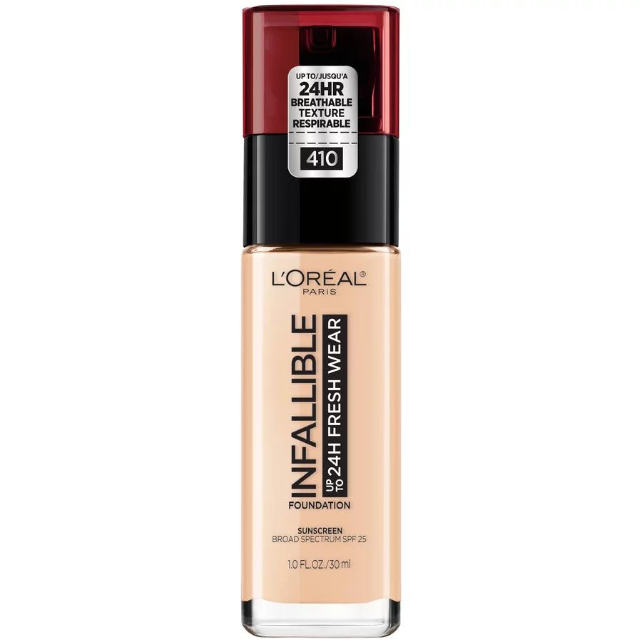 410 IVORY - Loreal Infallible Fresh Wear Base Liquida 24 Horas + SPF25