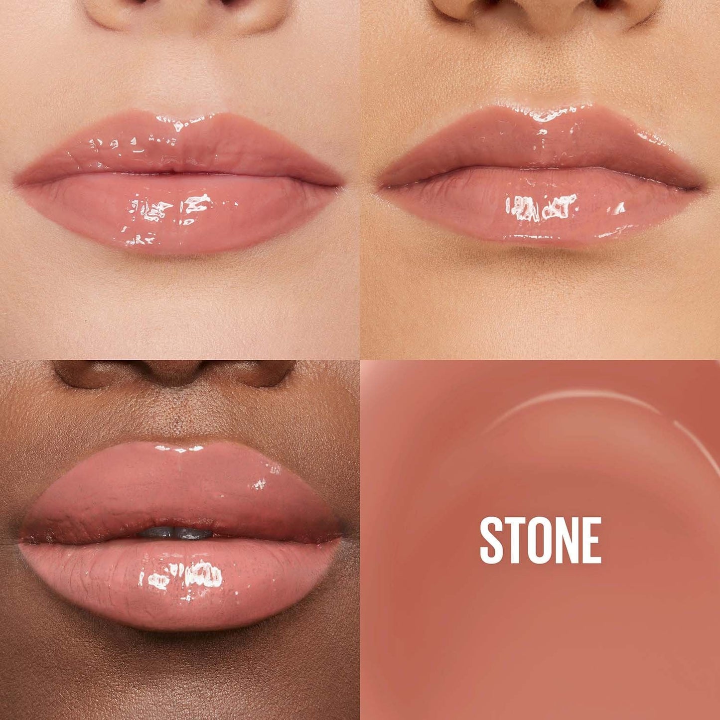 008 STONE - Maybelline Lifter Gloss Brillo Labial Con Acido Hialuronico