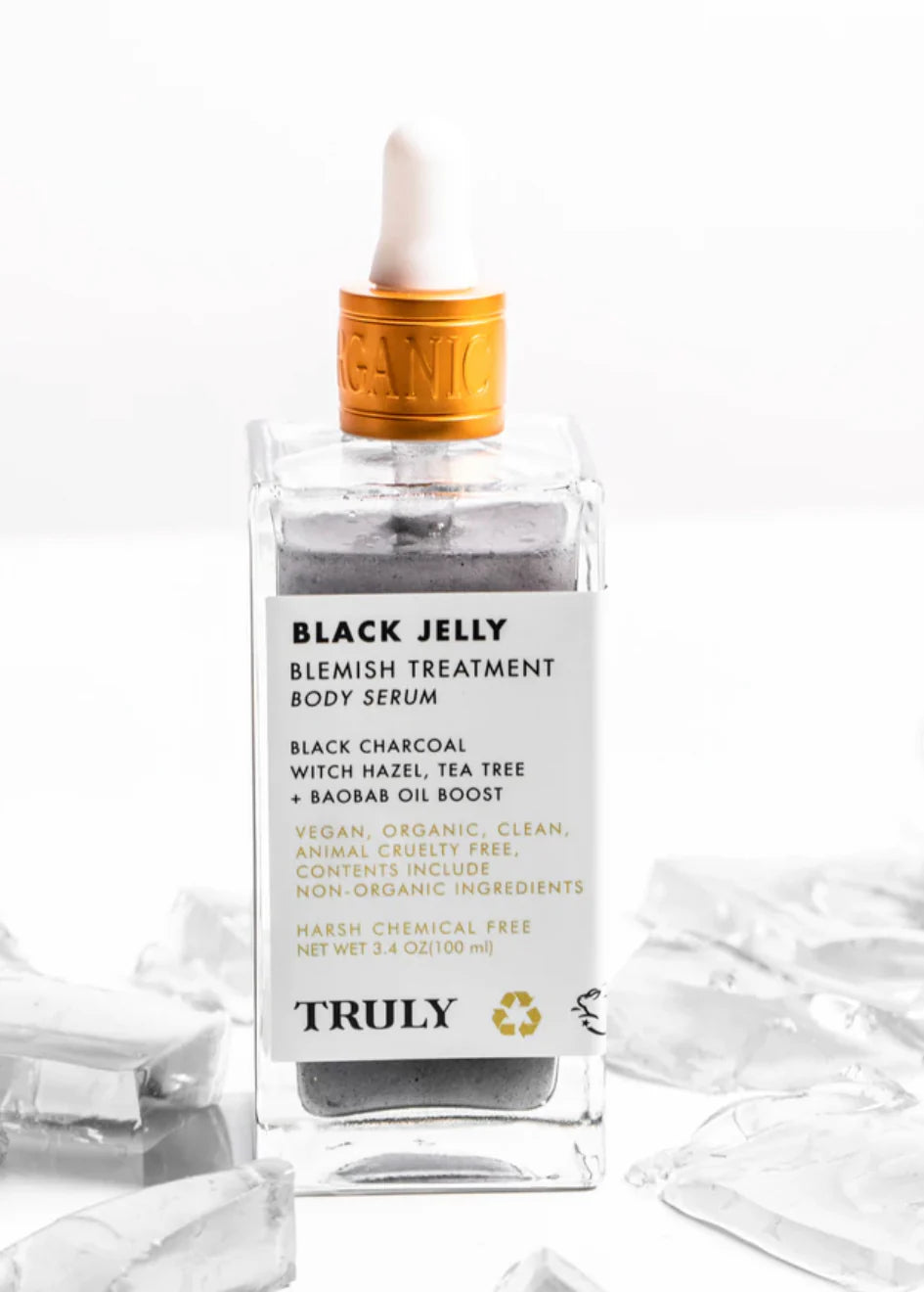 Truly Black Jelly Blemish Serum Tratamiento Corporal De Manchas Con Arbol De Té & Carbon Negro