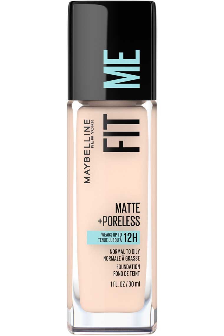 102 FAIR PORCELAIN - Maybelline Fit Me Matte Poreless Base Liquida Refina Poros