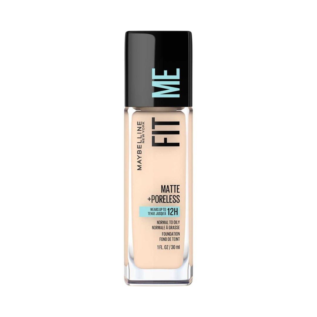 105 FAIR IVORY - Maybelline Fit Me Matte Poreless Base Liquida Refina Poros (Copia)