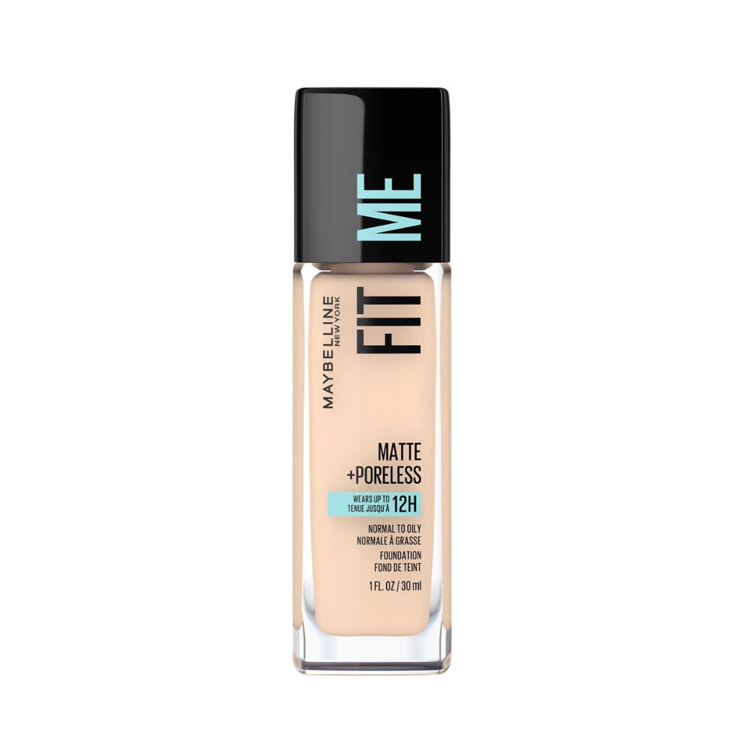 112 NATURAL IVORY - Maybelline Fit Me Matte Poreless Base Liquida Refina Poros