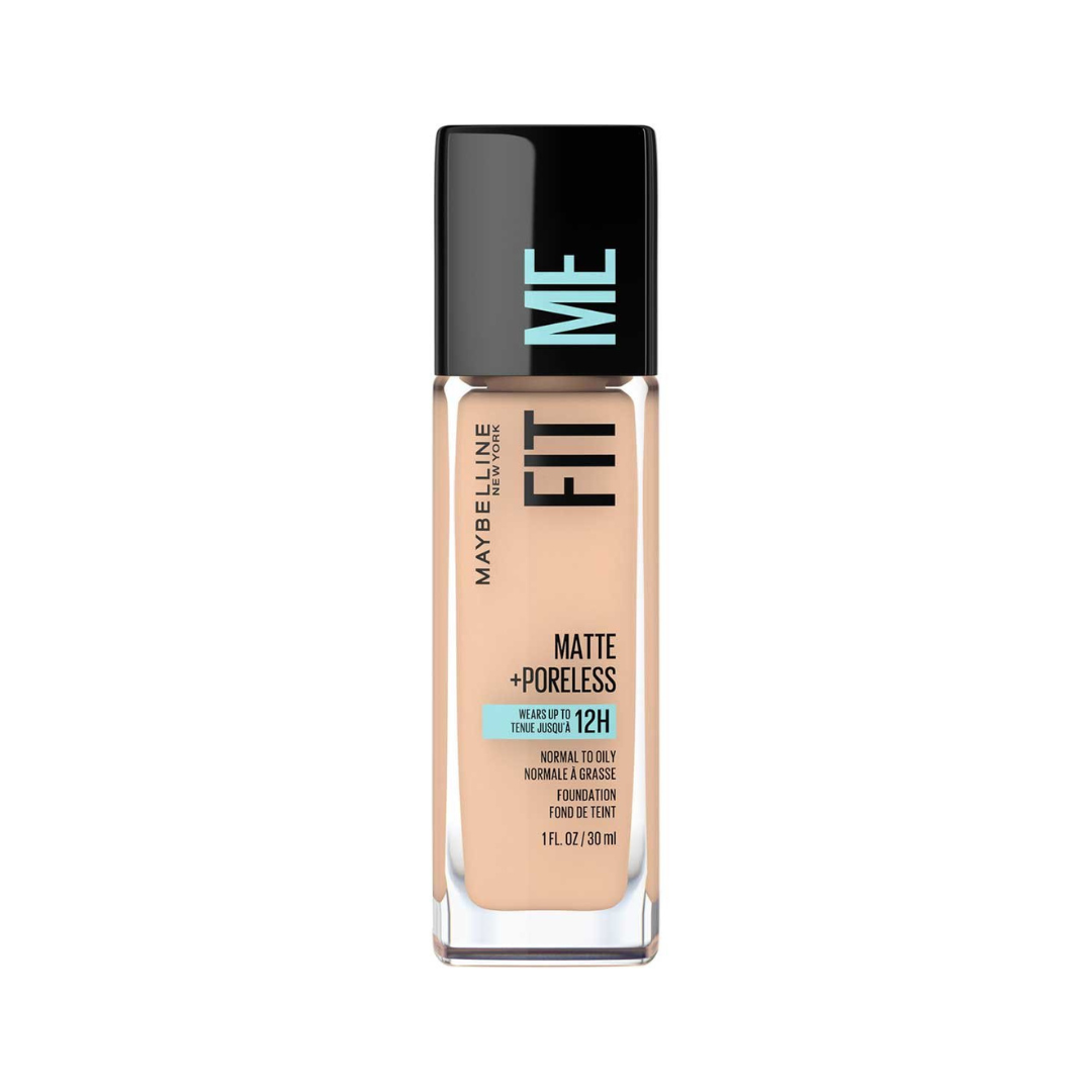 125 NUDE BEIGE - Maybelline Fit Me Matte Poreless Base Liquida Refina Poros