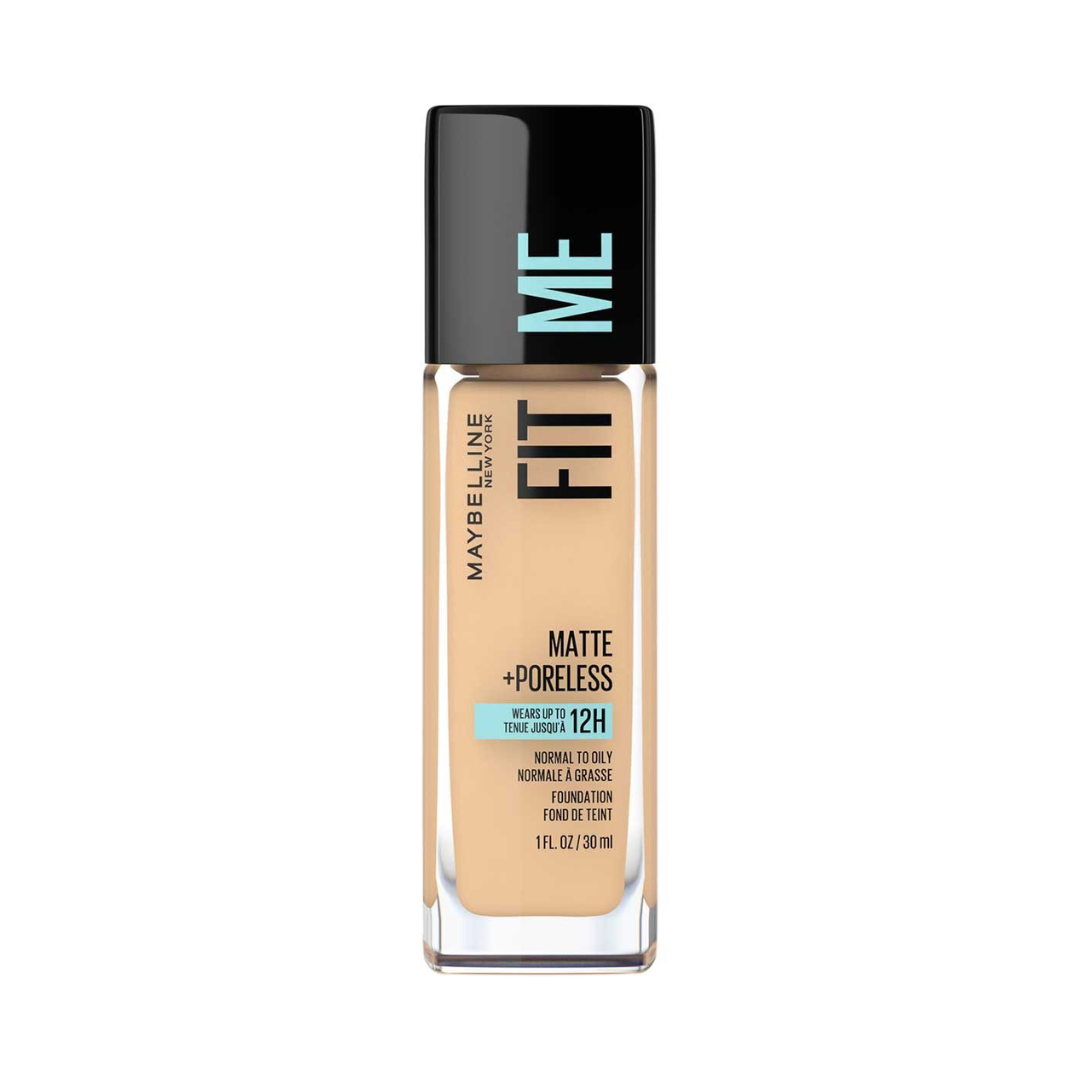 128 WARM NUDE - Maybelline Fit Me Matte Poreless Base Liquida Refina Poros