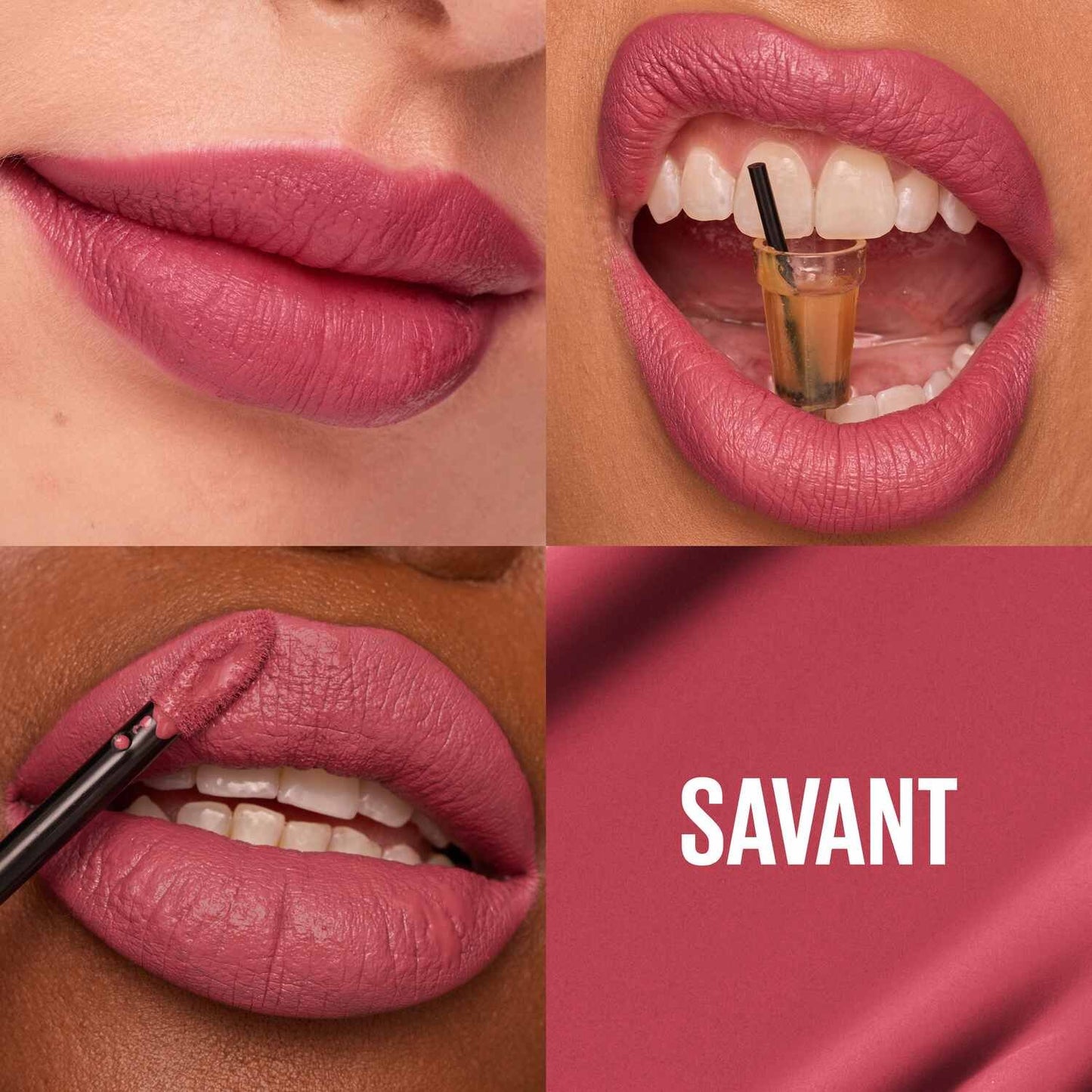 155 SAVANT - Maybelline Superstay Matte Ink Labial Liquido Resistente Al Agua De 16 Horas NUEVA VERSION