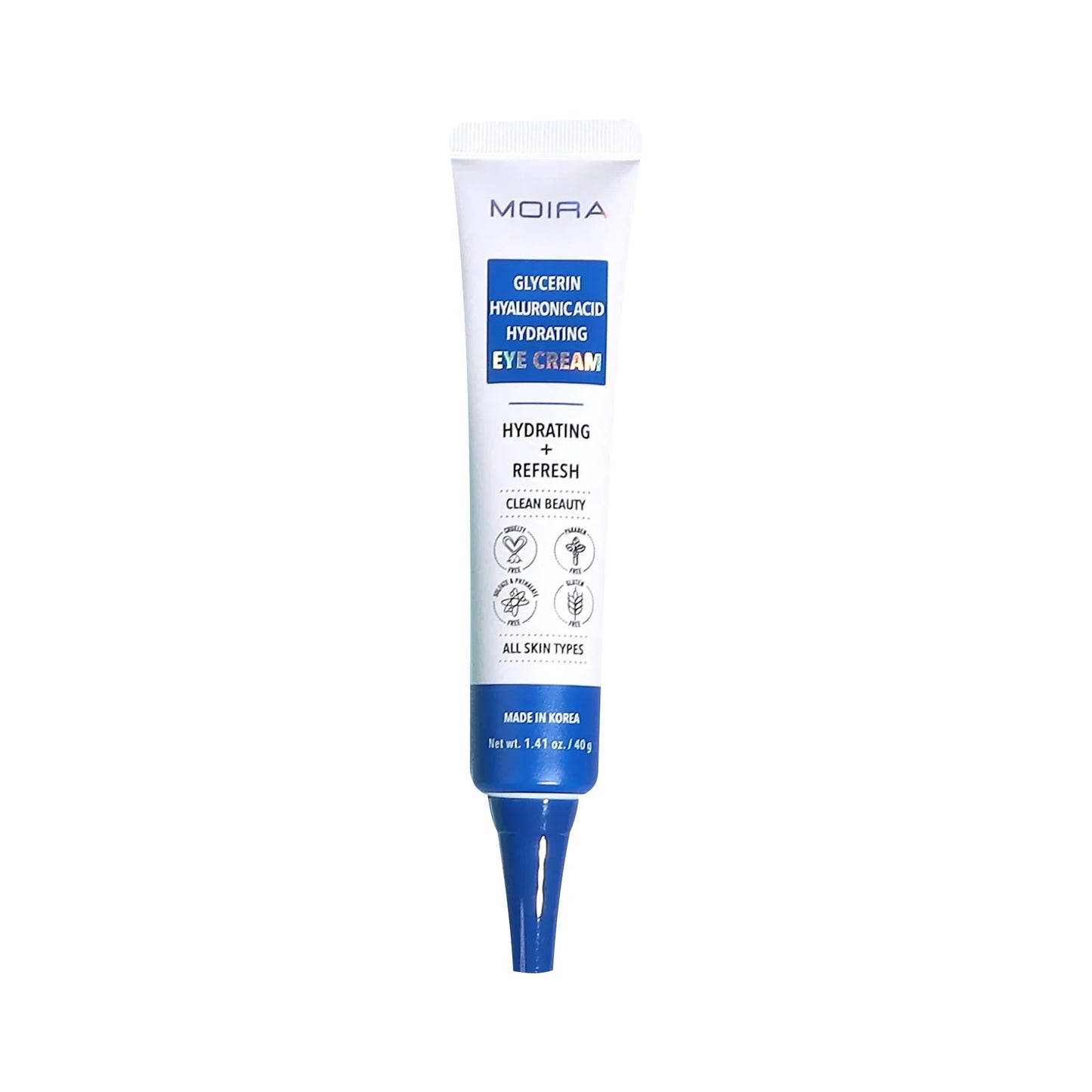 MOIRA Crema Para Ojos Hidratante Infundido Con Glycerina & Acido Hialuronico - 40g