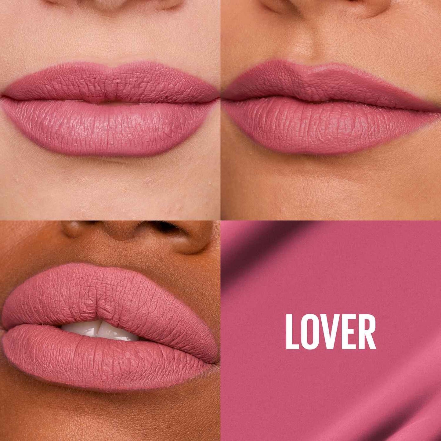 15 LOVER - Maybelline Superstay Matte Ink Labial Liquido Resistente Al Agua De 16 Horas NUEVA VERSION