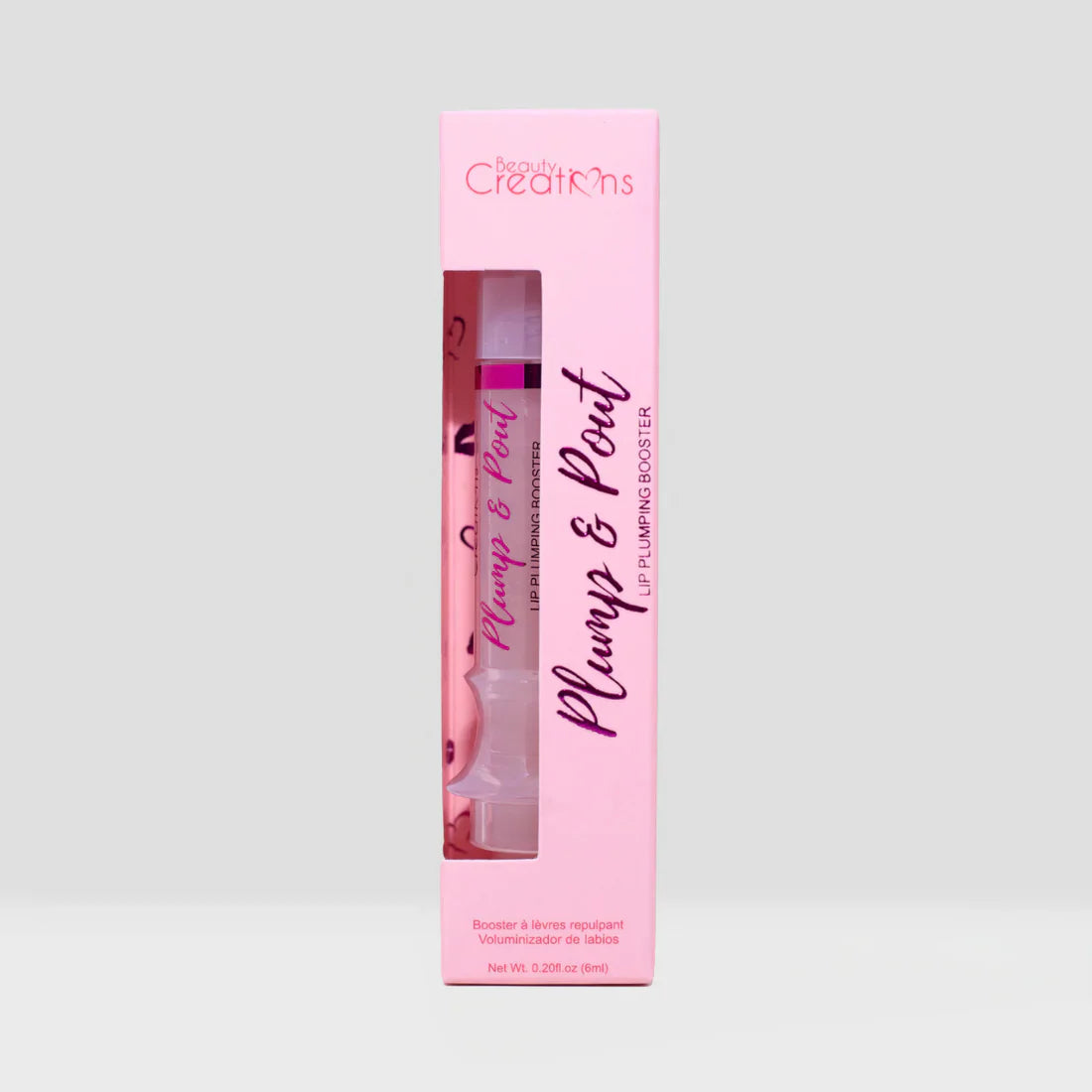 Beauty Creations Plump & Pout Labial EFECTO VOLUMEN Hidratante Con Vitamina E - LEGALLY HOT