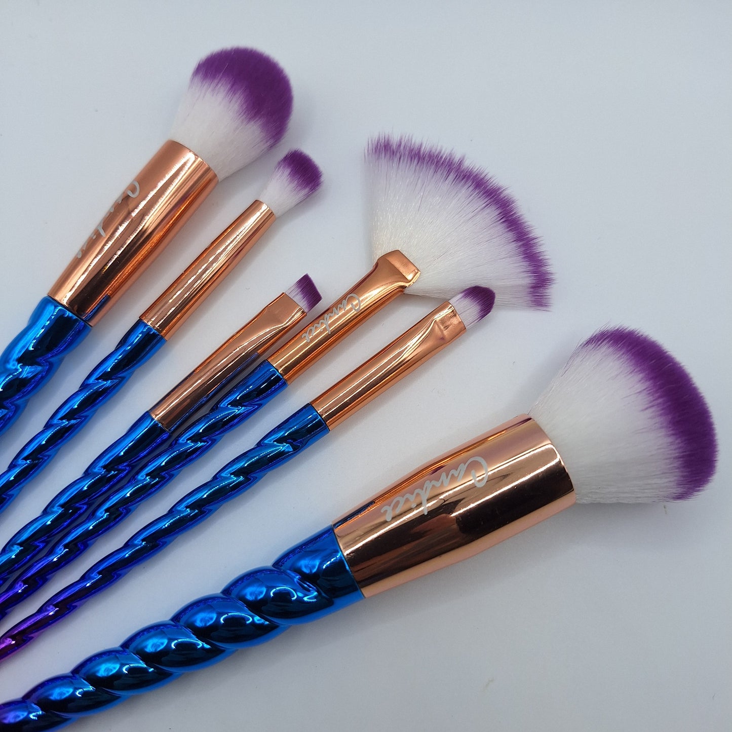 UNICORN BLUE - Candice Cosmetics Sets De 6 Brochas