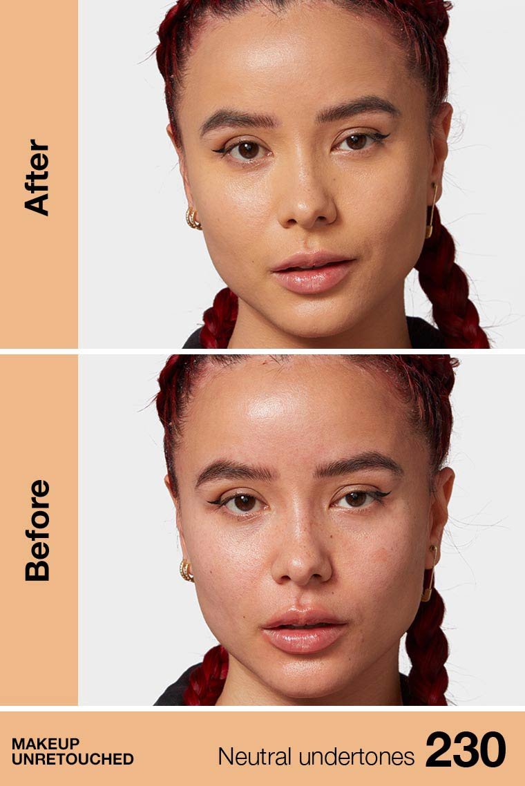 230 NATURAL BUFF - Maybelline Fit Me Matte Poreless Base Liquida Refina Poros