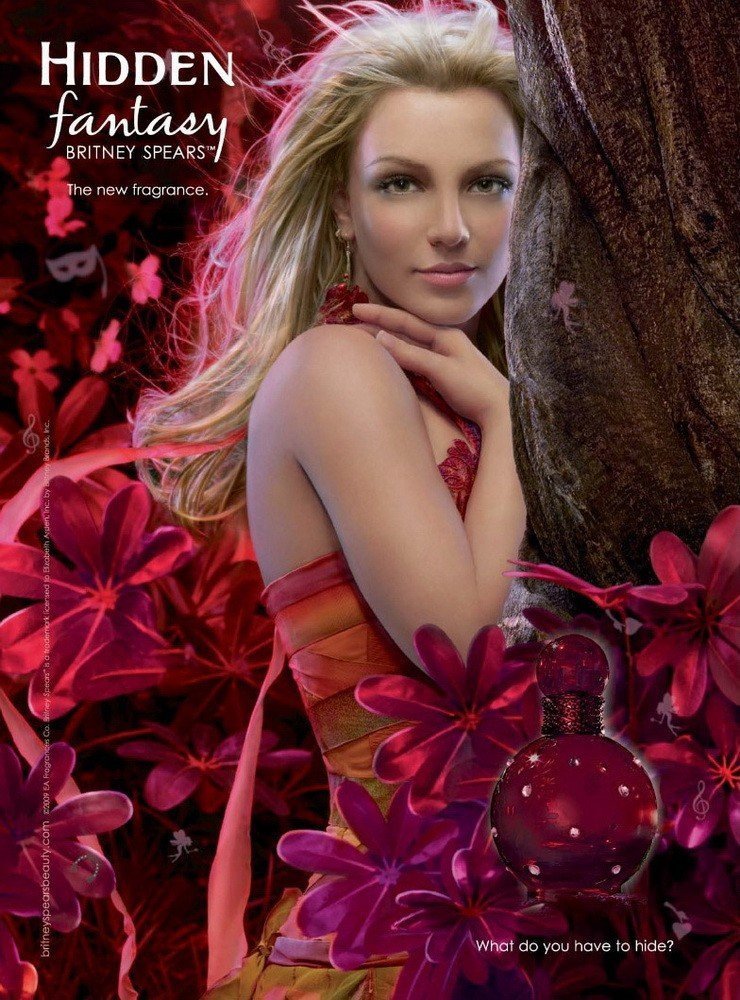 Britney Spears Hidden Fantasy Perfume Para Mujer Eau De Parfum (100mL/3.3oz)