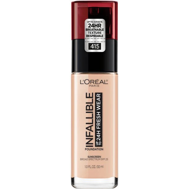 415 ROSE IVORY - Loreal Infallible Fresh Wear Base Liquida 24 Horas + SPF25