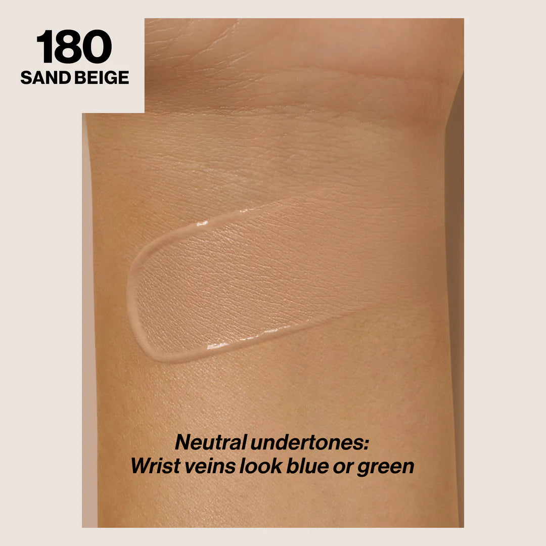 180 SAND BEIGE - Revlon Colorstay Combination Oily Matte Base Liquida 24 Horas Para Piel Grasa Vitamina E & SPF15