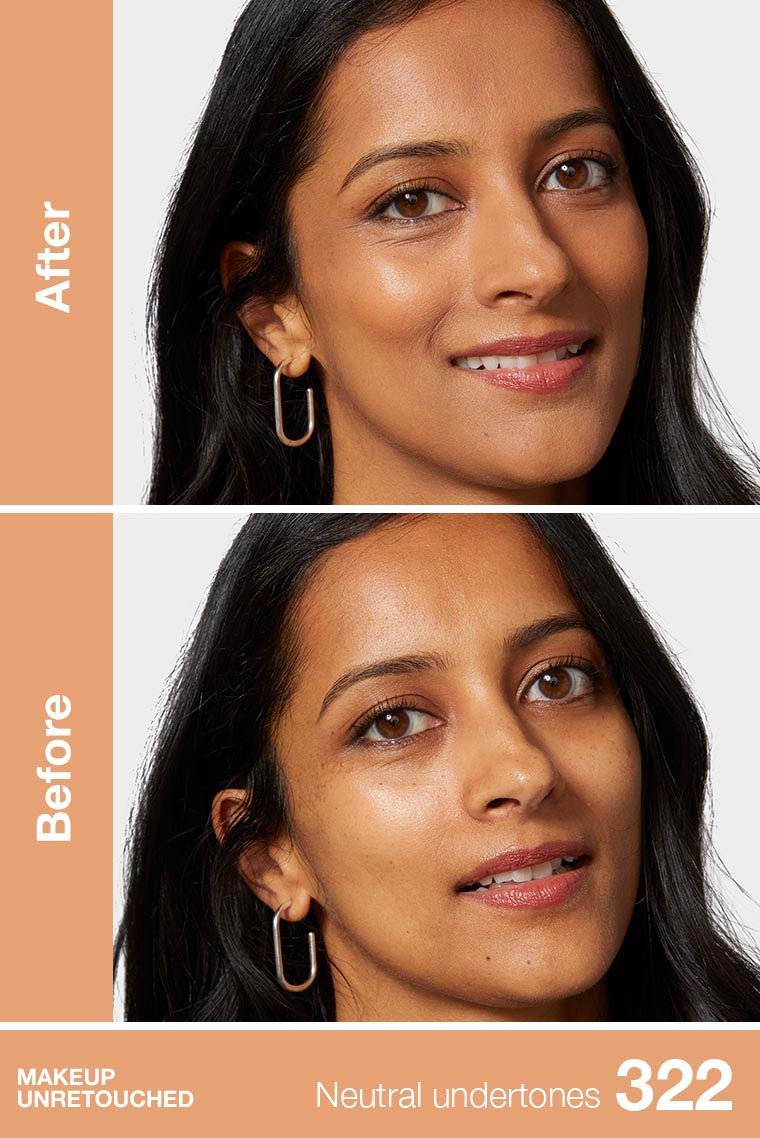 322 WARM HONEY - Maybelline Fit Me Matte Poreless Base Liquida Refina Poros