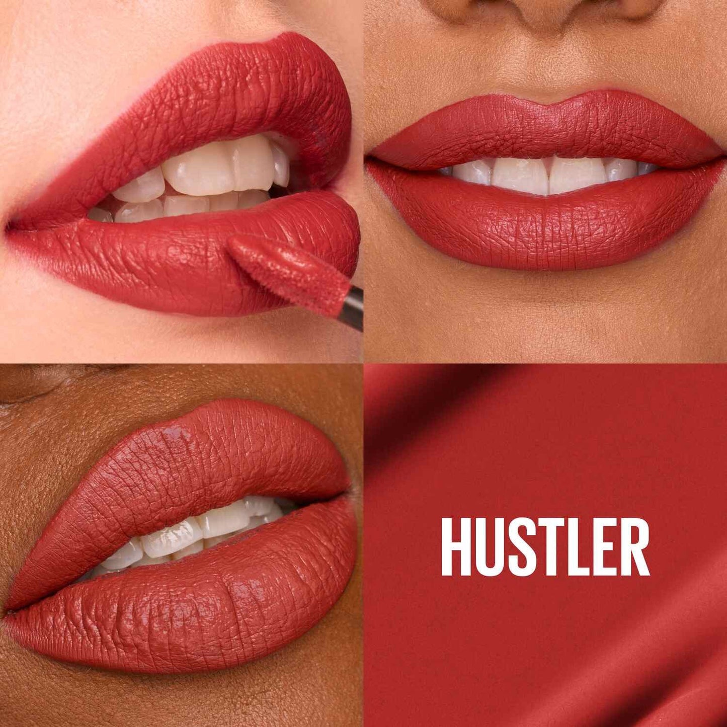 335 HUSTLER - Maybelline Superstay Matte Ink Labial Liquido Resistente Al Agua De 16 Horas NUEVA VERSION