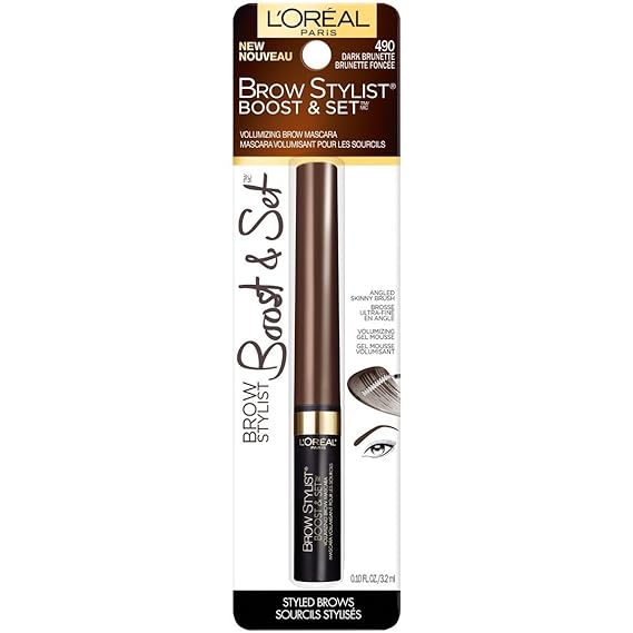 490 DARK BLONDE - Loreal Brow Stylist Boost & Set Mascara Encrespador Para Cejas