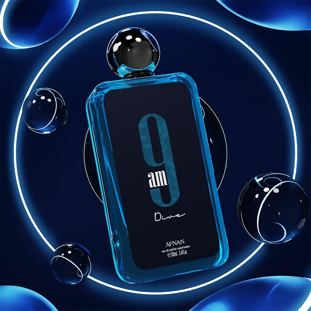 Afnan 9AM Dive Perfume UNISEX Eau De Parfum (100mL/3.4oz)