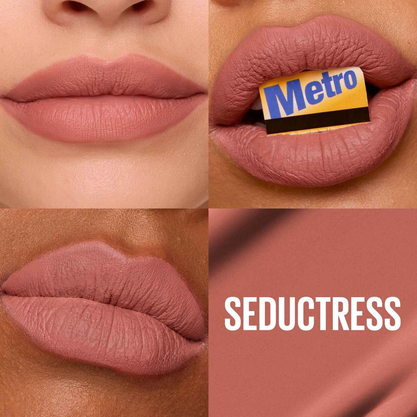 65 SEDUCTRESS - Maybelline Superstay Matte Ink Labial Liquido Resistente Al Agua De 16 Horas NUEVA VERSION