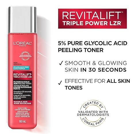 Loreal Revitalift Tonico Exfoliante Con Acido Glicolico & Aloe Vera
