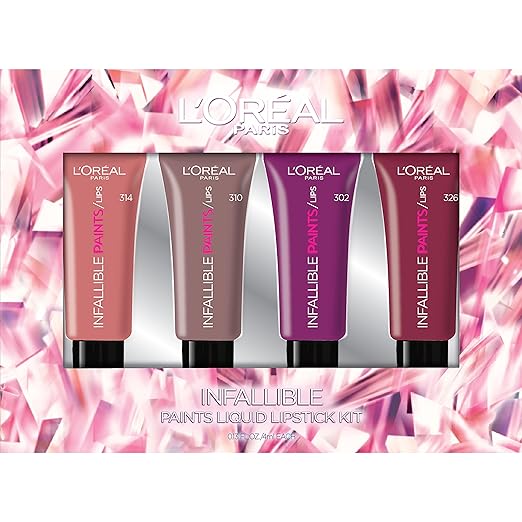 Loreal Infallible Pinturas Labiales Kit De 5