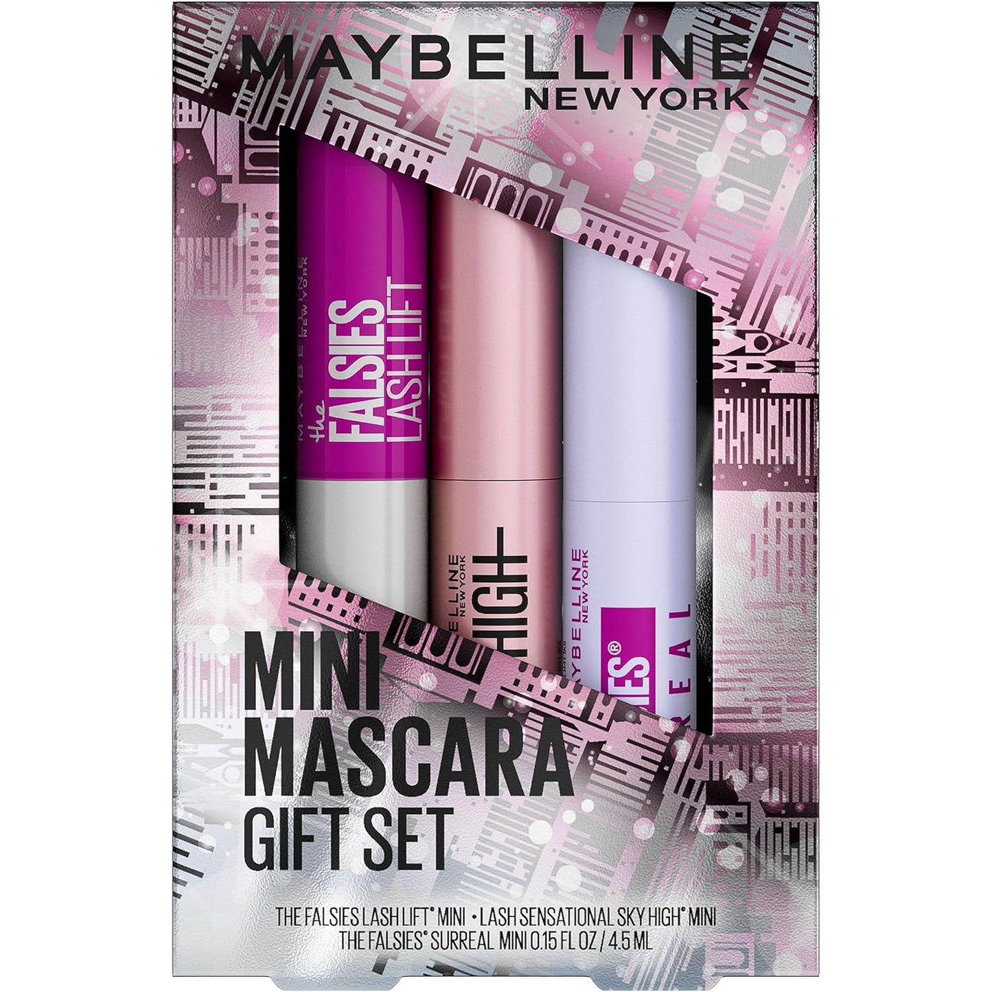 Maybelline Set De 3 MINI Mascara Encrespadores FALSIES & SKY HIGH