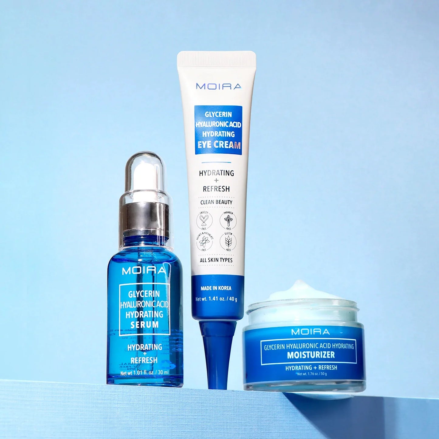 MOIRA Serum Facial Hidratante Infundido Con Glycerina & Acido Hialuronico - 30mL