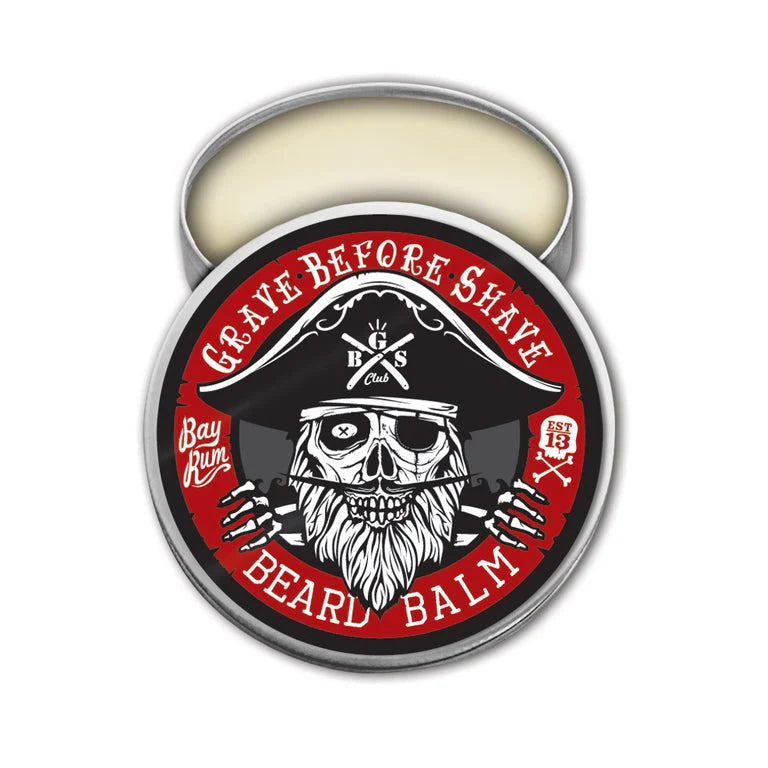 Grave Before Shave Balsamo Para Barba De Aceites Naturales 2oz - Bay Rum Blend