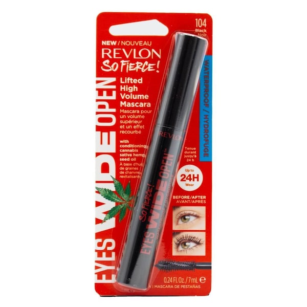 Revlon So Fierce Mascara Encrespador Con Aceite De Cañamo Cannabis Sativa - NEGRO CONTRA AGUA