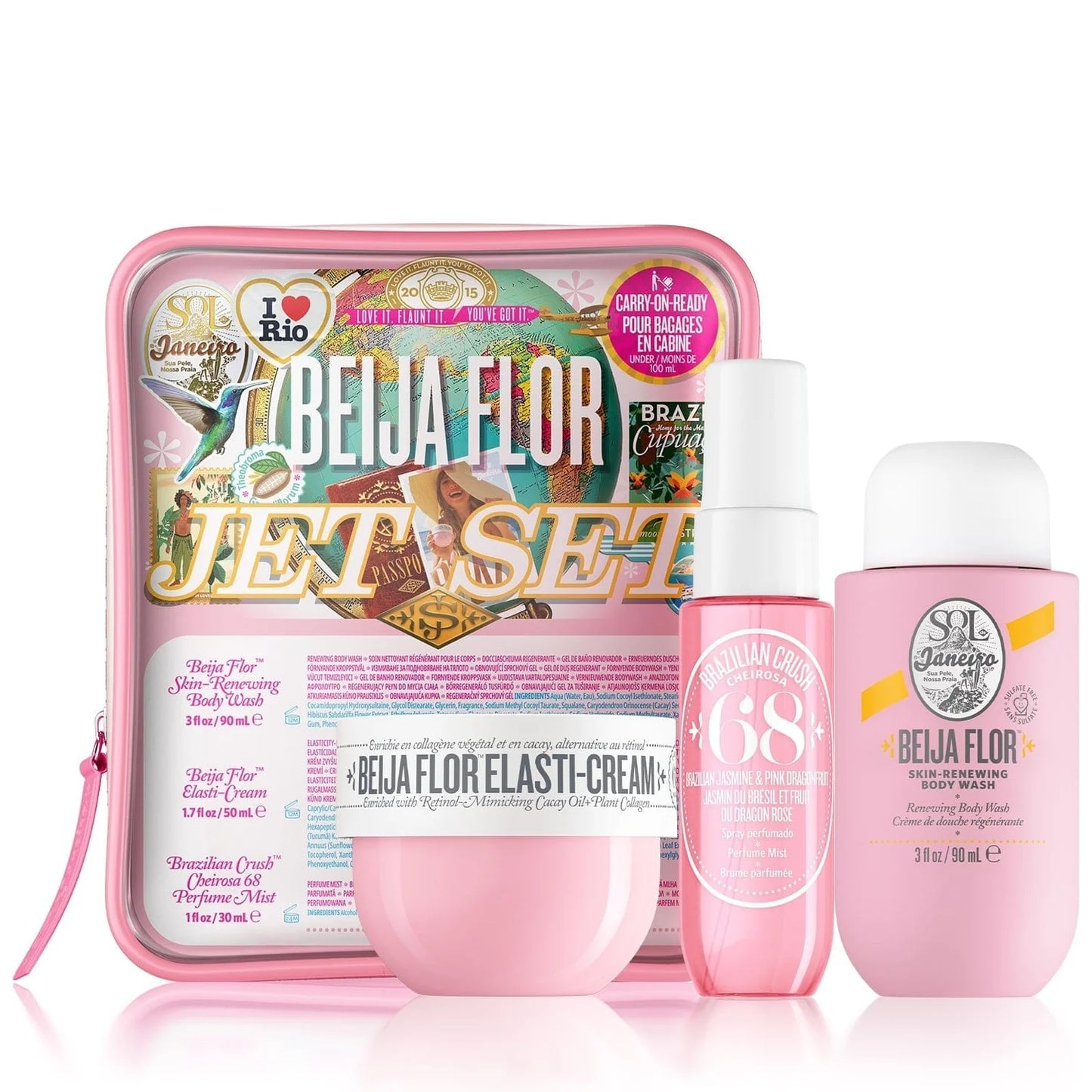 Sol De Janeiro Beija Flor Jet Set - Estuche De 3 Piezas - #68