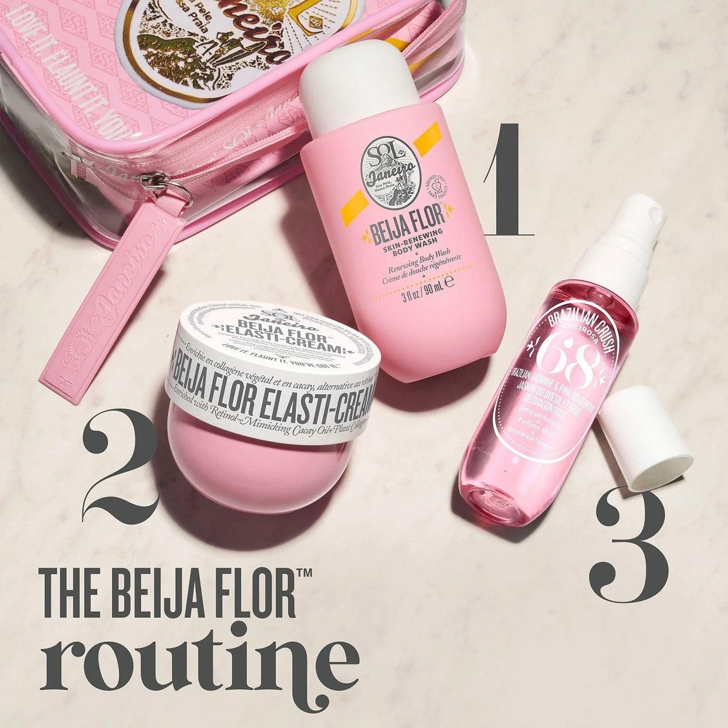 Sol De Janeiro Beija Flor Jet Set - Estuche De 3 Piezas - #68