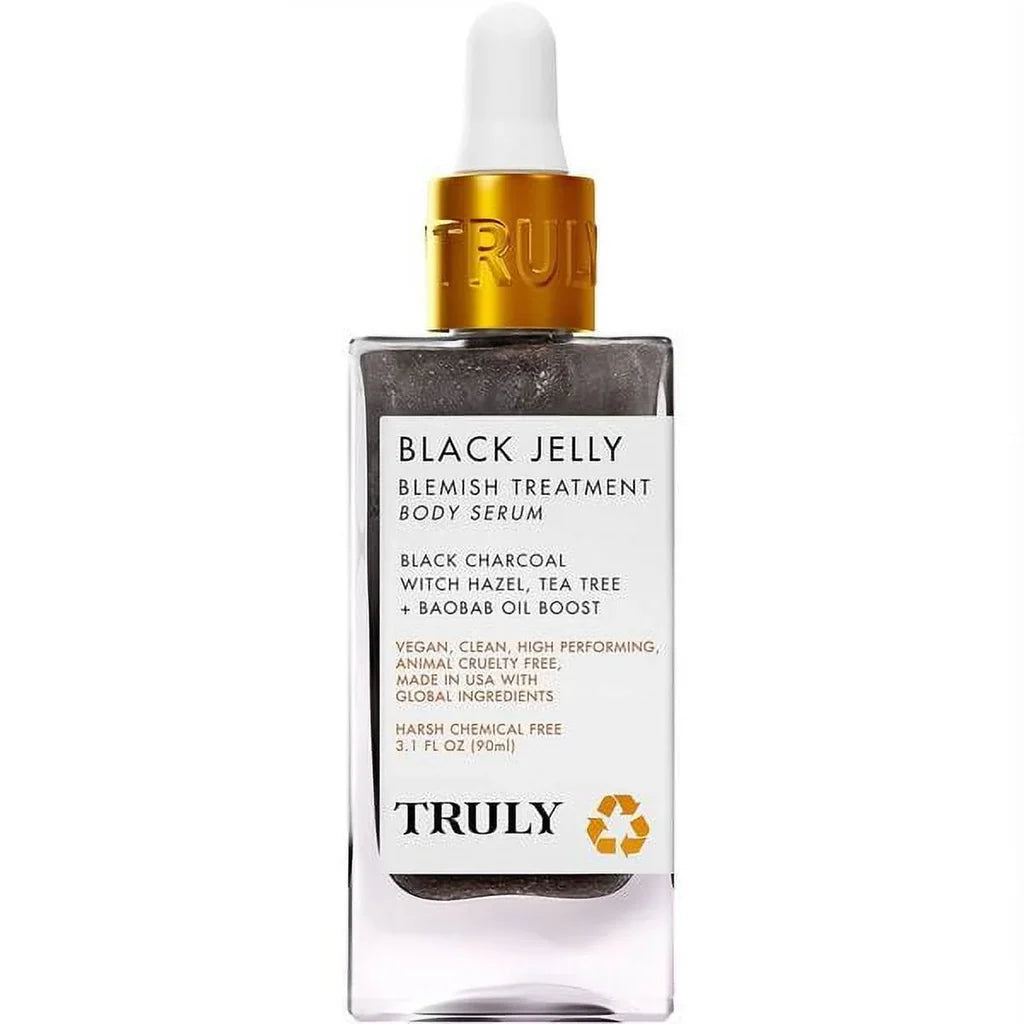 Truly Black Jelly Blemish Serum Tratamiento Corporal De Manchas Con Arbol De Té & Carbon Negro