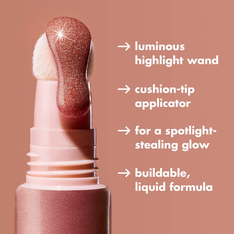 ROSE QUARTZ - E.L.F Halo Glow Highlight Beauty Wand Iluminador Liquido