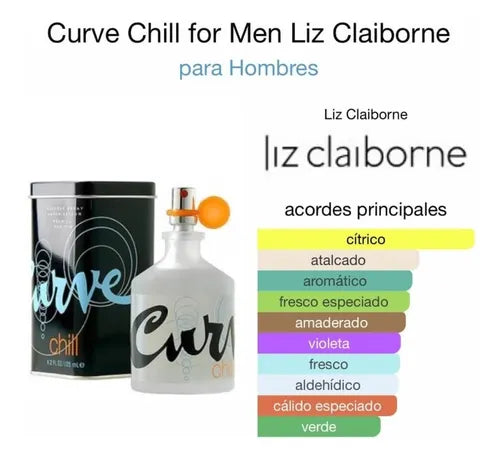 Liz Claiborne Curve Chill Perfume Para Hombre Eau De Toilette (125mL/4.2oz)