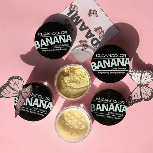Kleancolor Polvo Suelto Iluminador/Sellador Banana
