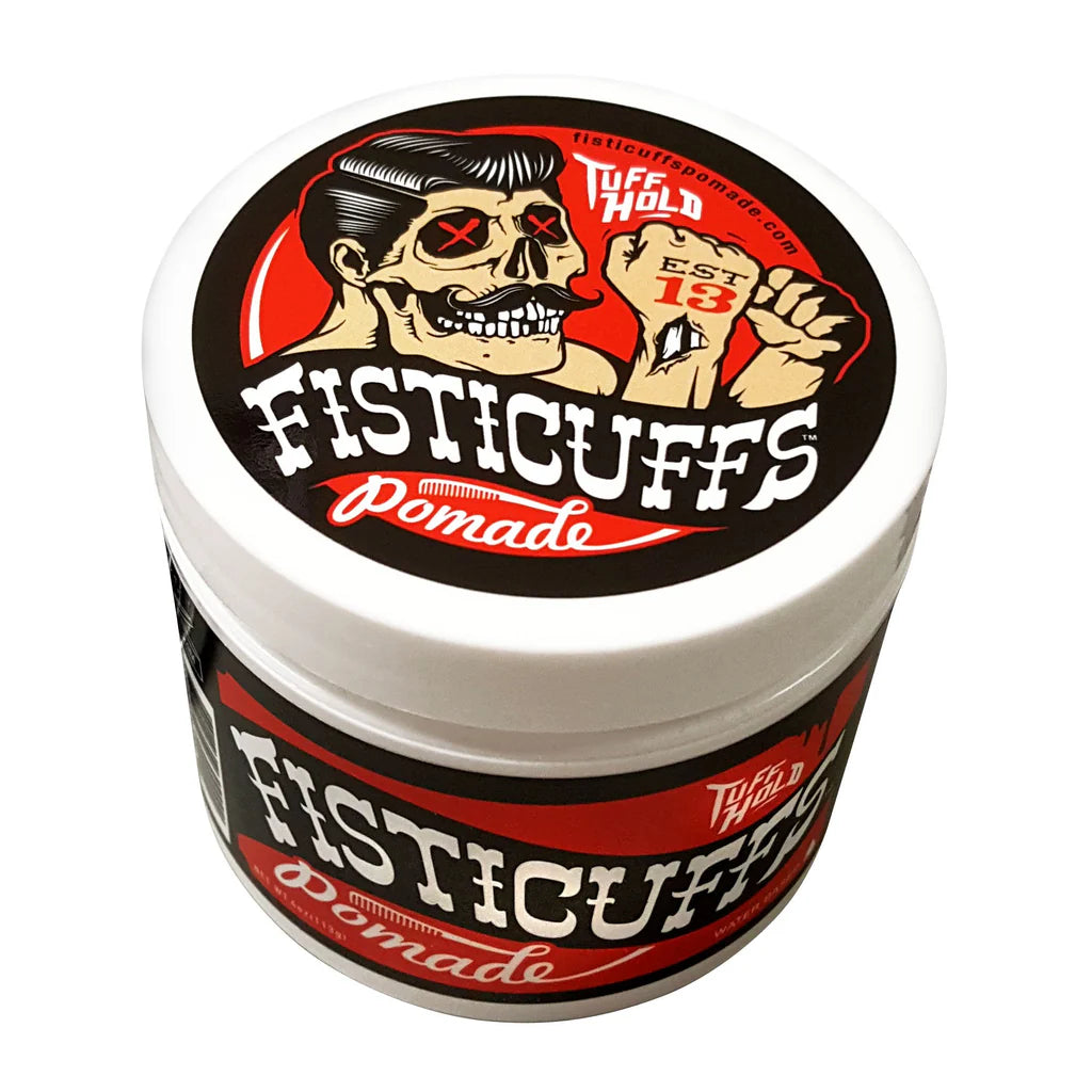 Fisticuffs Tuff Hold Pomade A Base De Agua Para Peinado De Cabello 4oz - Fijacion Fuerte
