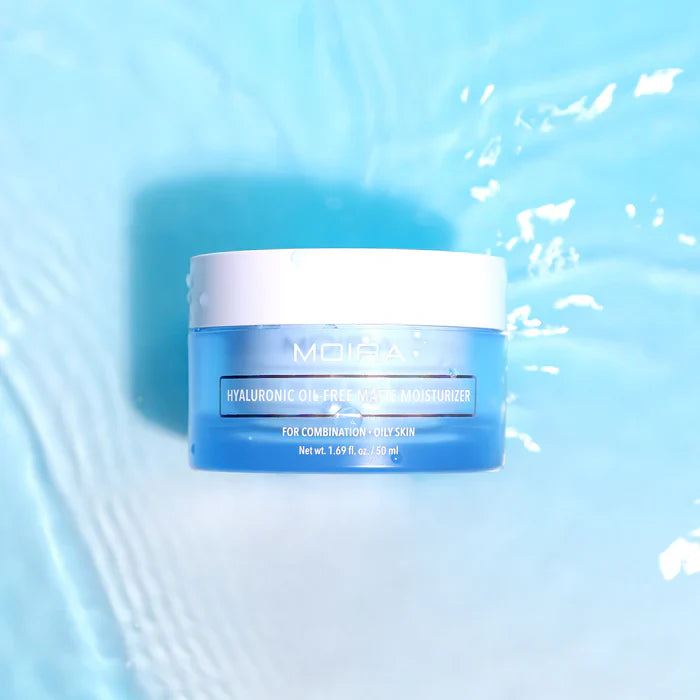 MOIRA Hyaluronic Oil Free Crema Facial Hidratante Con Ácido Hialurónico SIN Aceite Para Piel Grasa - 50mL