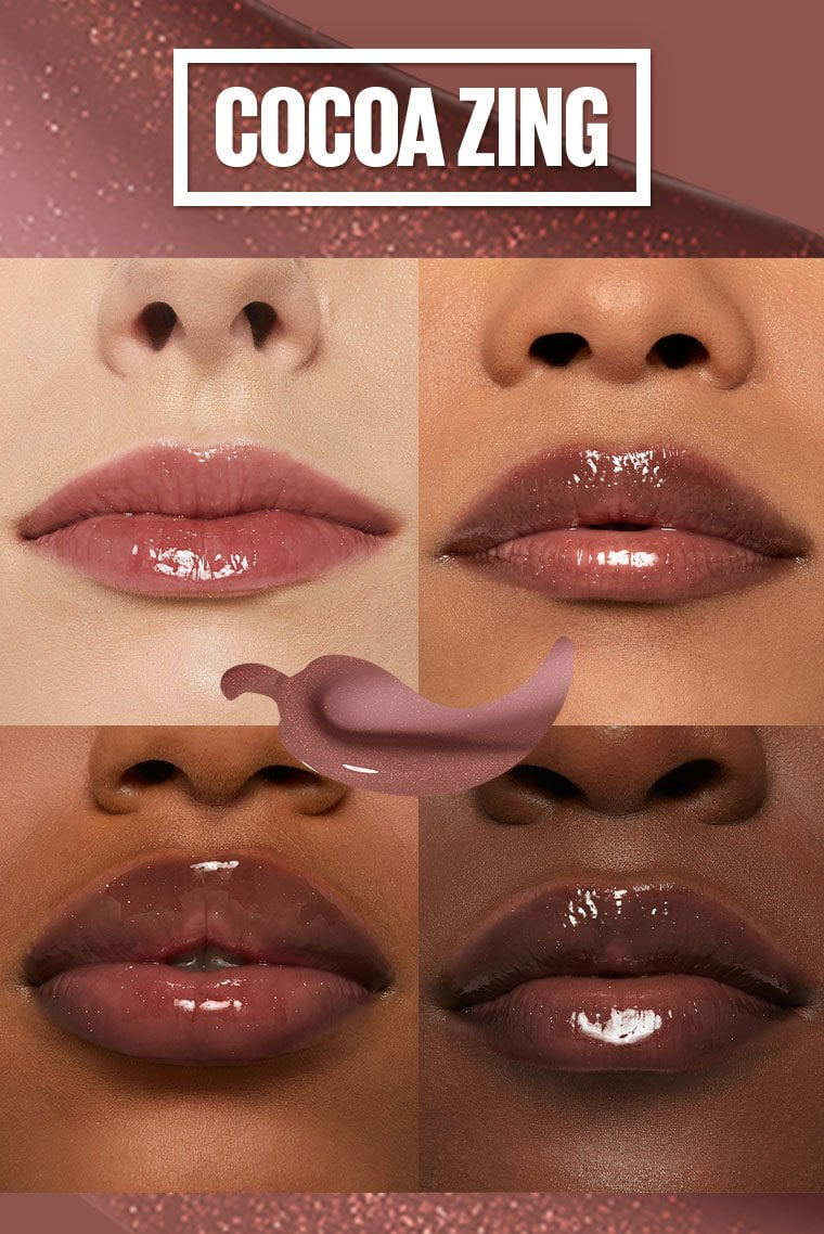 007 COCOA ZING - Maybelline Lifter Gloss Lifter Plump CHILE , Brillo para labios voluminizador con pimiento picante