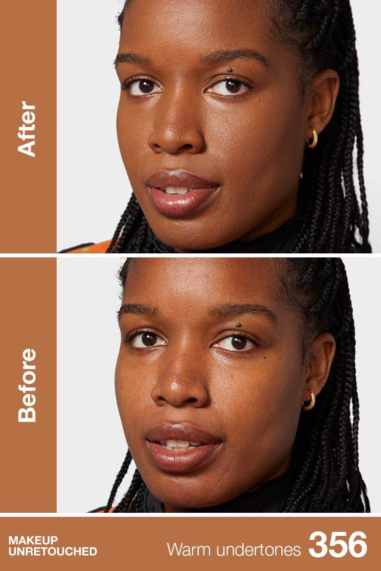 356 WARM COCONUT - Maybelline Fit Me Matte Poreless Base Liquida Refina Poros