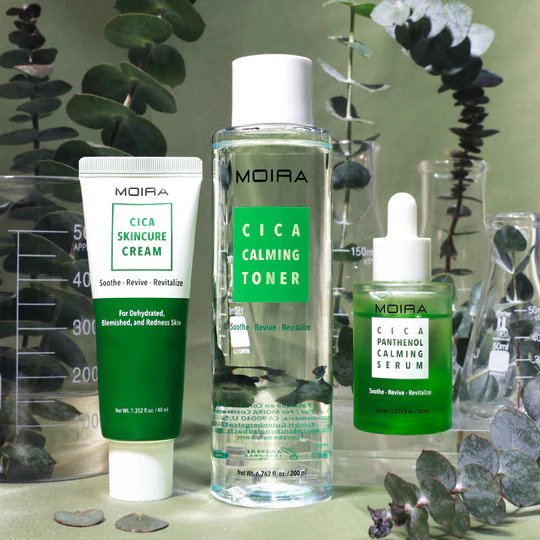 MOIRA Cica Skincure Crema De Tratamiento Facial Intensivo Para Piel Deshidratada Con Imperfecciones - Centella Asiática Aceite de Lavanda, Vitamina B5 y Extracto de Aloe Vera - 50mL