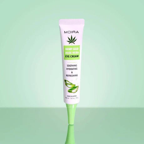 MOIRA Hemp Seed Aloe Vera Crema Para Ojos Con Extractos De Cañamo & Aloe Vera - 20mL