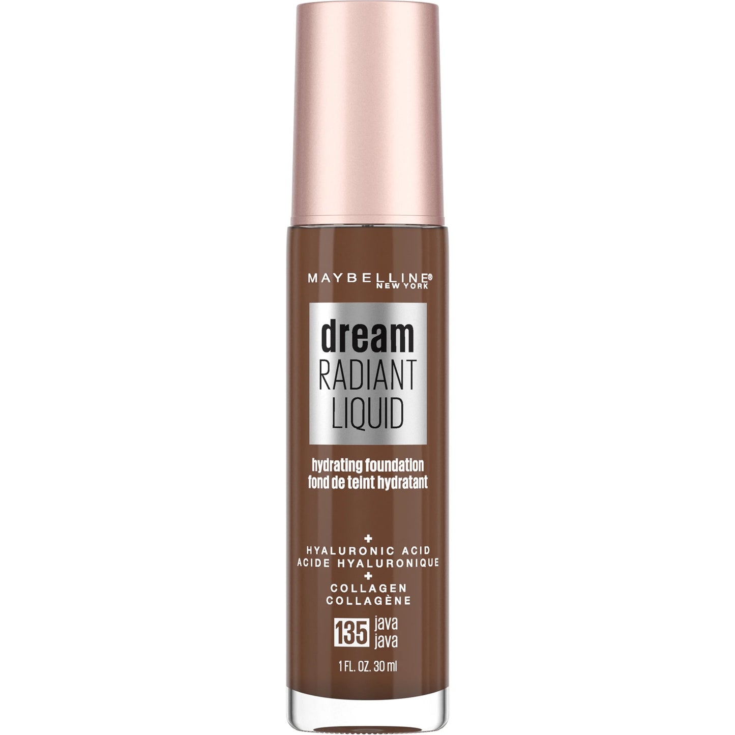 135 JAVA - Maybelline Dream Radiant Base Liquida Con Acido Hialurónico Y Colageno