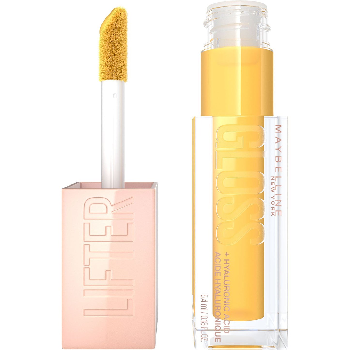 026 HONEY - Maybelline Lifter Gloss Brillo Labial Con Acido Hialuronico