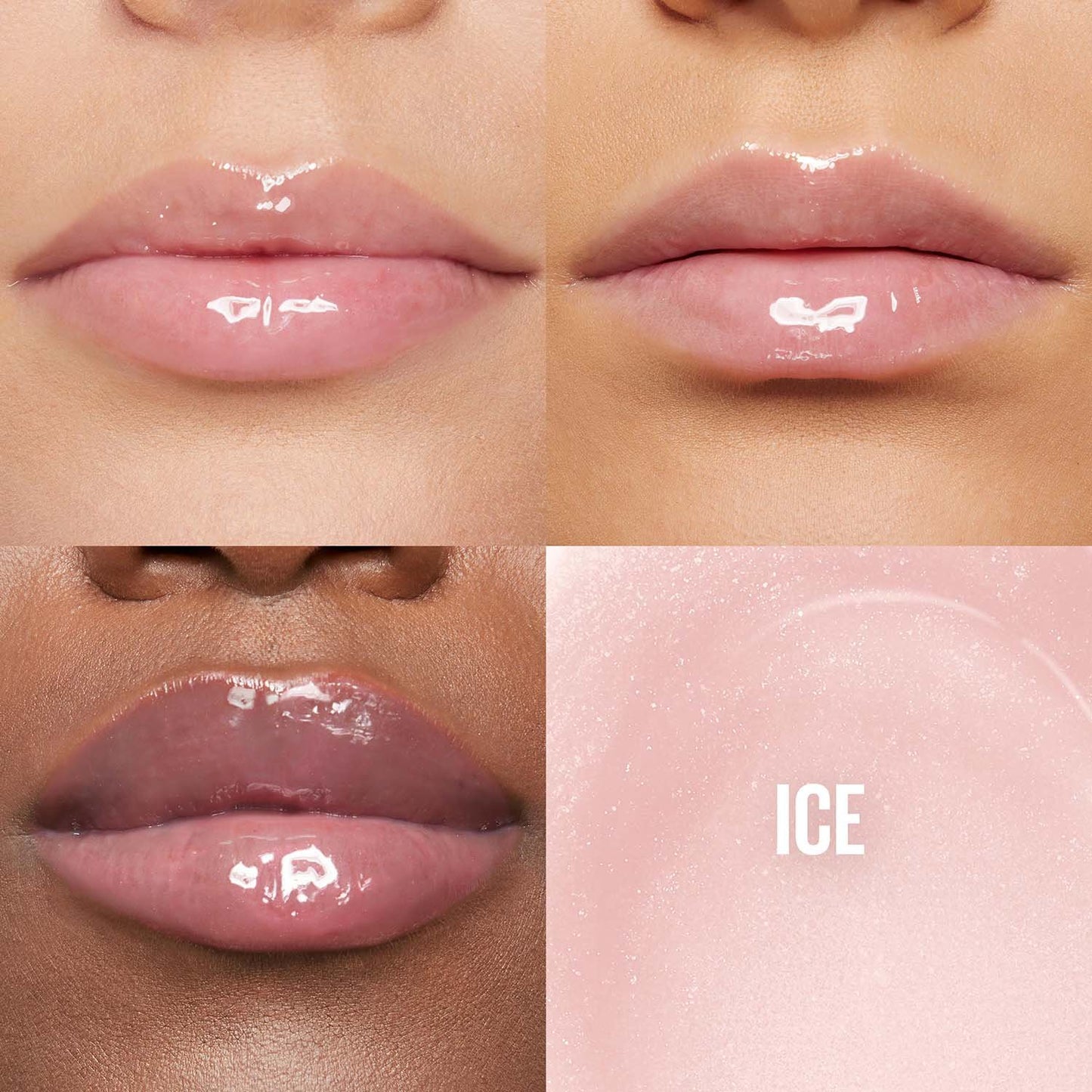 002 ICE - Maybelline Lifter Gloss Brillo Labial Con Acido Hialuronico