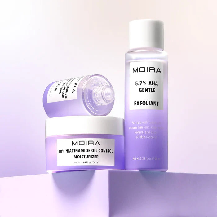 MOIRA Gel Facial Hidratante Con 10% Niacinamida Para Control de Grasa - 50g