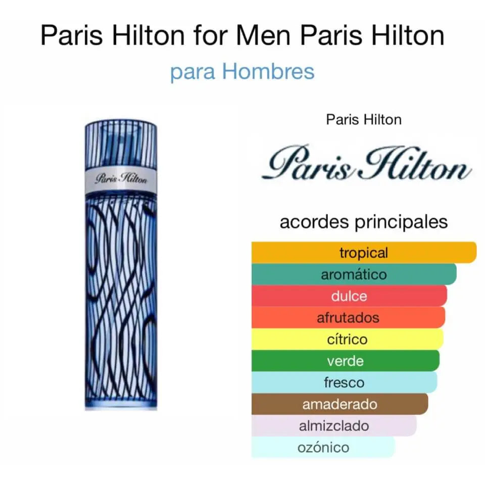 Paris Hilton Men Perfume Para Hombre Eau De Toilette (100mL/3.4oz)