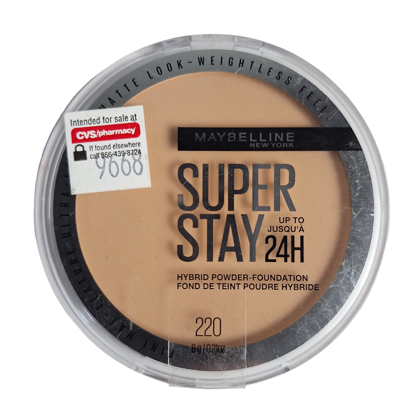 220 - Maybelline Superstay Base Hibrida en Polvo 24 HR Contra Agua