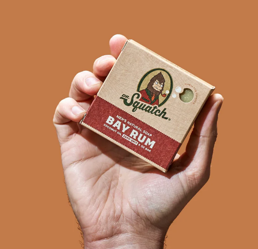 DR. Squatch Jabones Naturales Para La Barba & Lavado De Rostro - Bay Rum