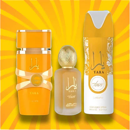Lattafa Yara Tous Set De Perfume Para Mujer - Estuche De 3 Piezas