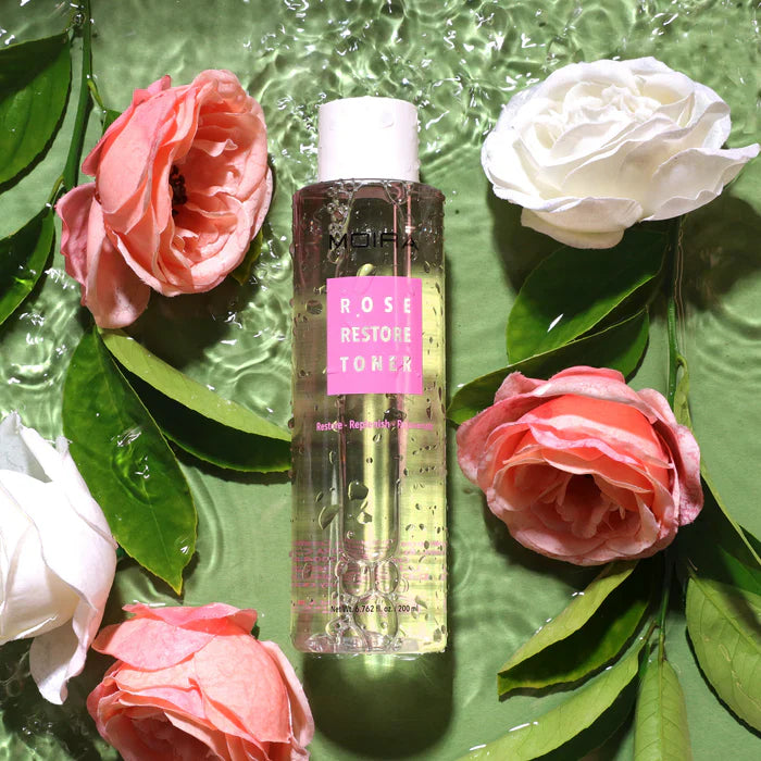 MOIRA Rose Restore Tonico Facial Restaurador Con Agua de Rosa, Lavanda, & Extracto de Romero - 200mL