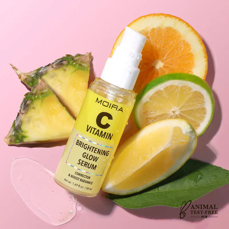 MOIRA Brightening Glow Serum Iluminador Facial Con Vitamina C & Extractos De Frutas - 50mL